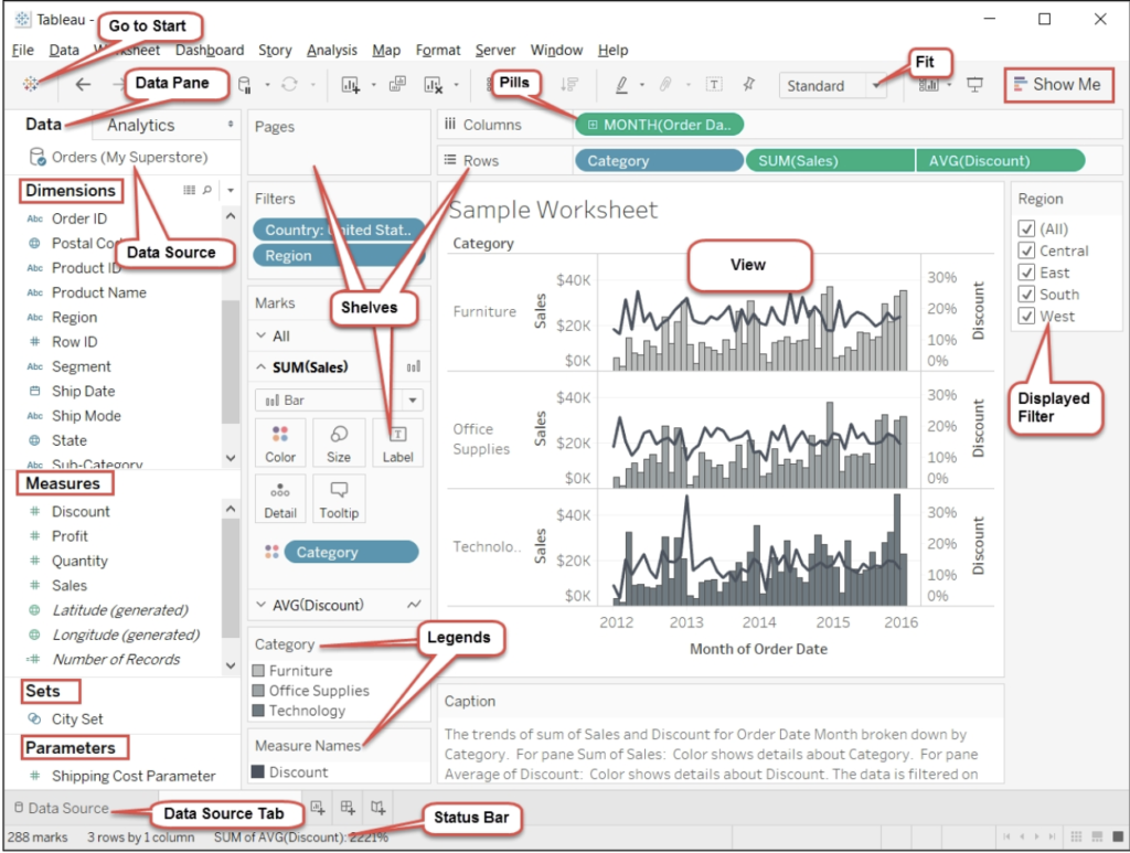 Tool Interface for a Second BI tool